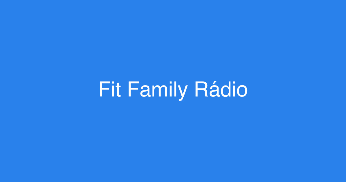 Fit family Radio